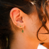 Piercing Oro Verde Espejo