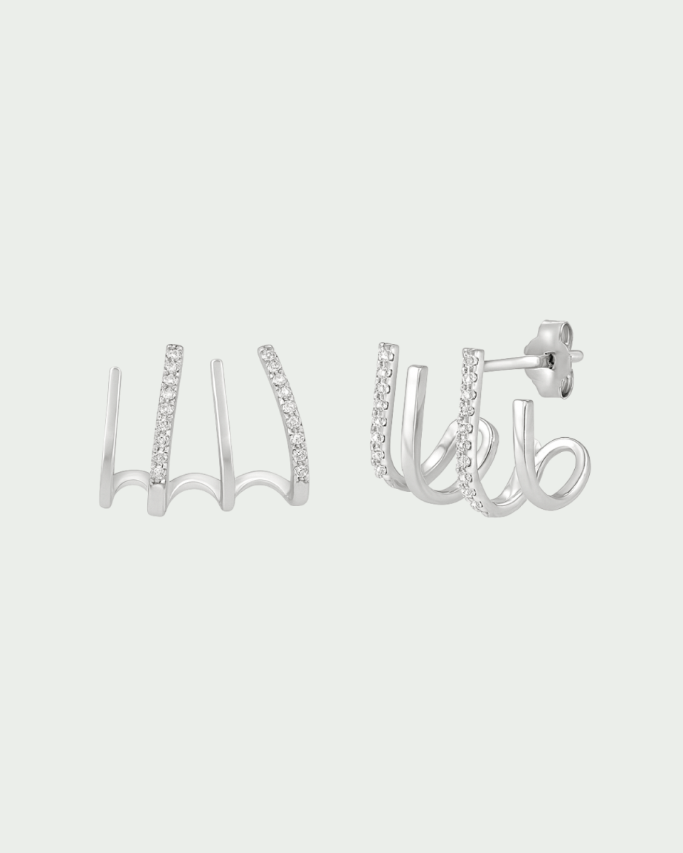 Aretes Nairobi Plata - DAANA