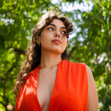 Aretes Bali Oro Azul