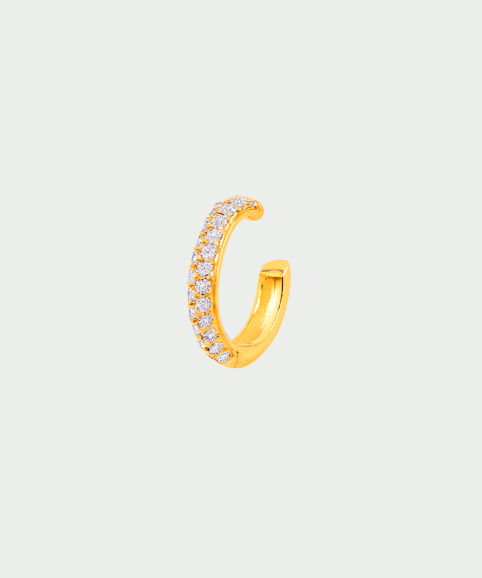 Ear Cuff Prince Ouro Branco - EAR CUFF - DAANA