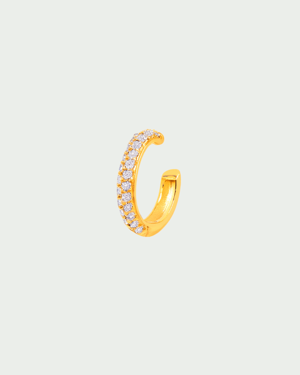 Ear Cuff Prince Ouro Branco - EAR CUFF - DAANA