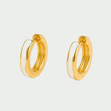 Brinco Amsterdam Ouro White - BRINCOS - DAANA