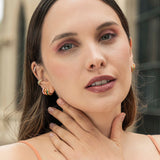 Aretes Amsterdam Oro Rosa