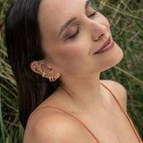 Aretes Amsterdam Oro Verde