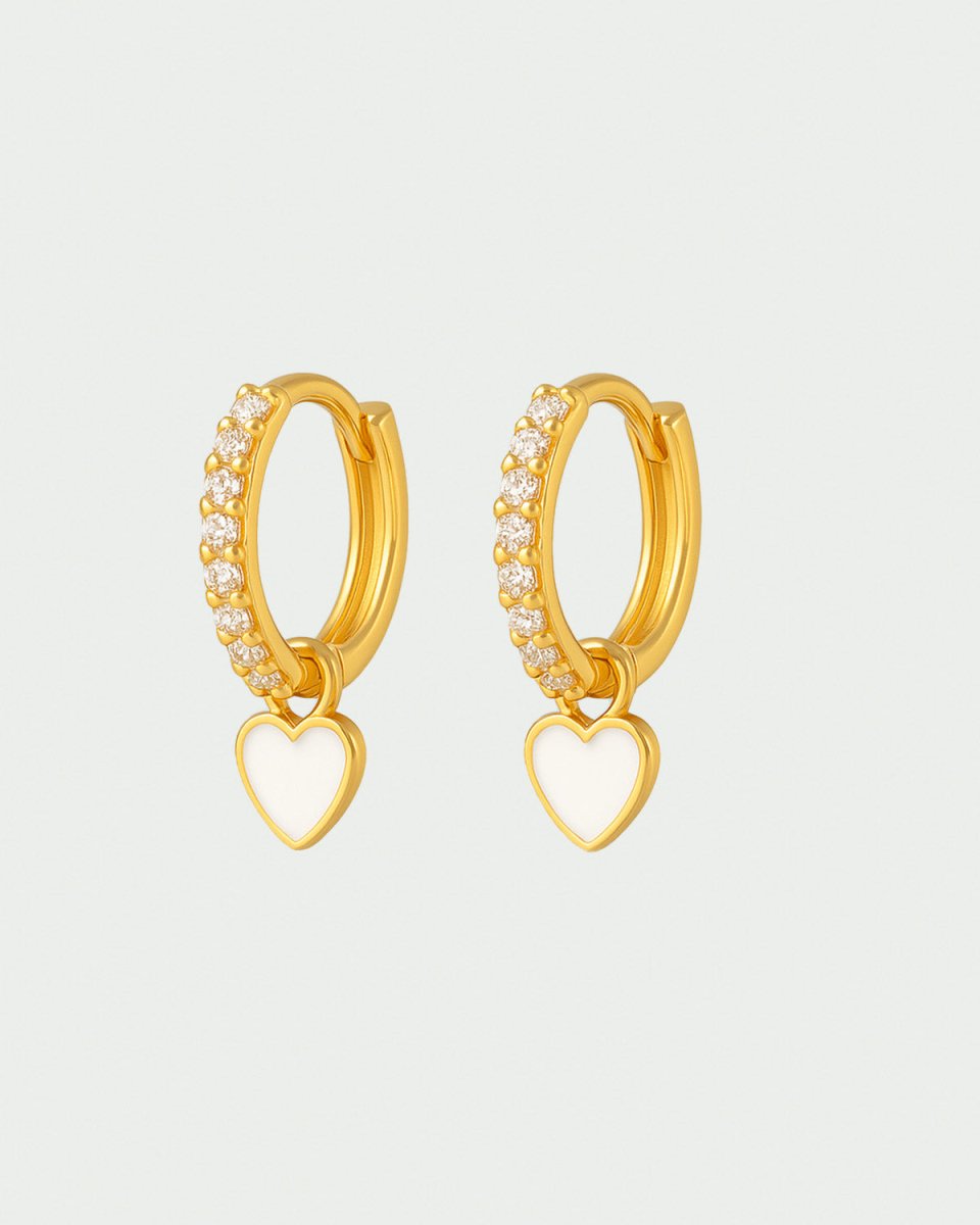 Brinco Valentina Ouro Branco - BRINCOS - DAANA