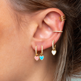 Aretes Valentina Oro Blanco