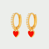 Brinco Valentina Ouro Vermelho - BRINCOS - DAANA
