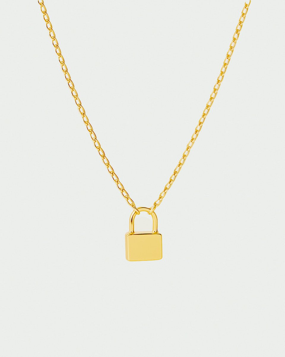 Colar Lock Ouro - Colares - DAANA