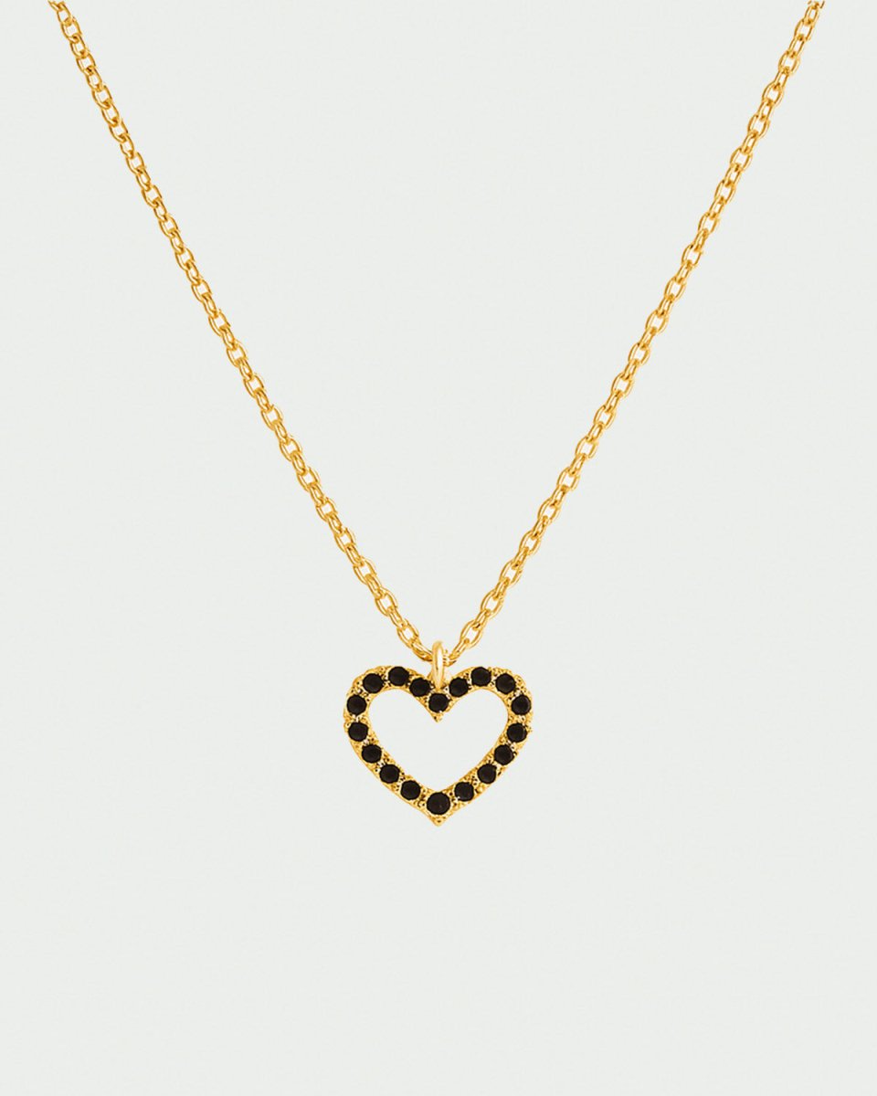 Collar Corazón Oro Negro - COLARES - DAANA