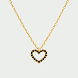 Collar Corazón Oro Negro - COLARES - DAANA