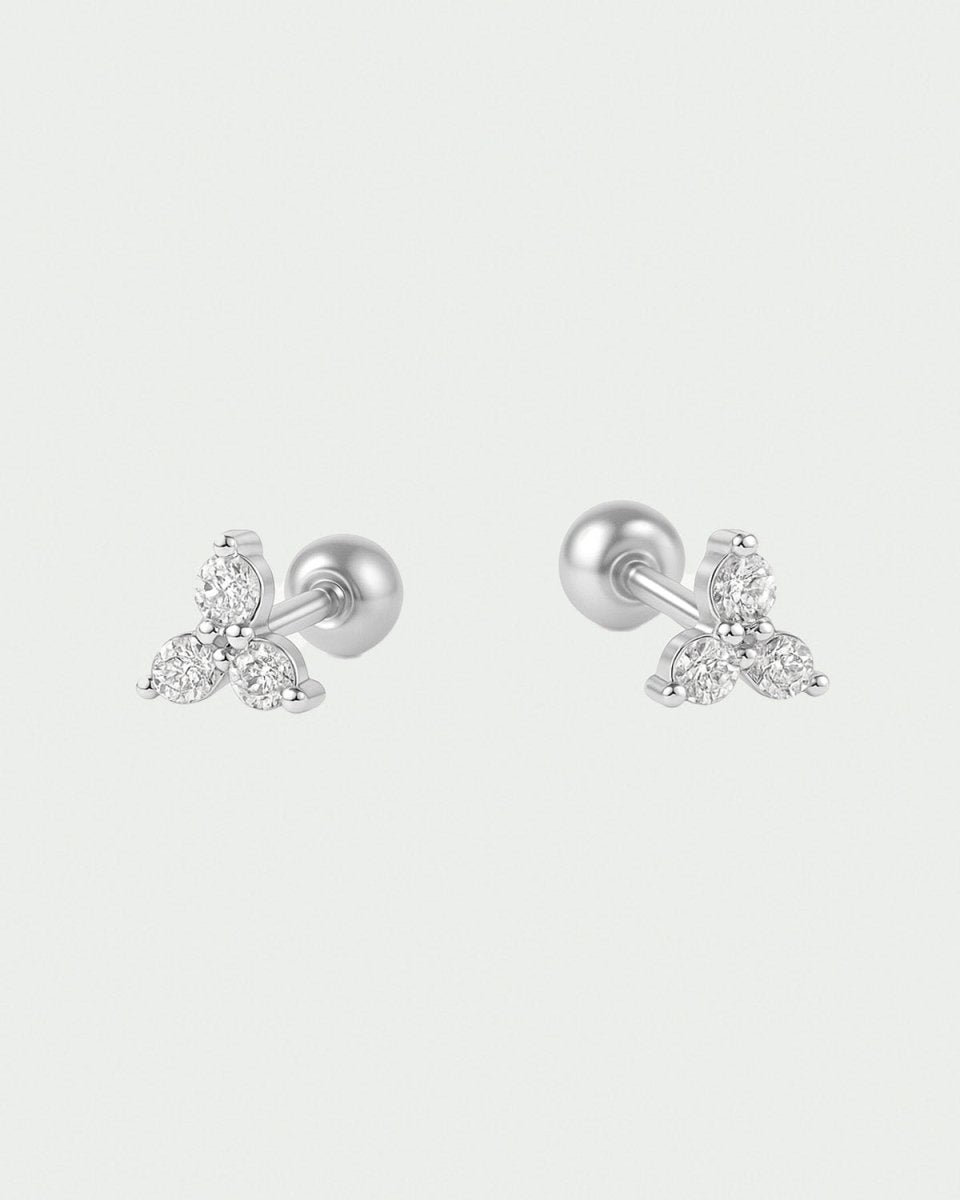 Piercing Leah Prata Branco - PIERCINGS - DAANA