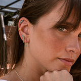 Aretes Zita Oro Turquesa