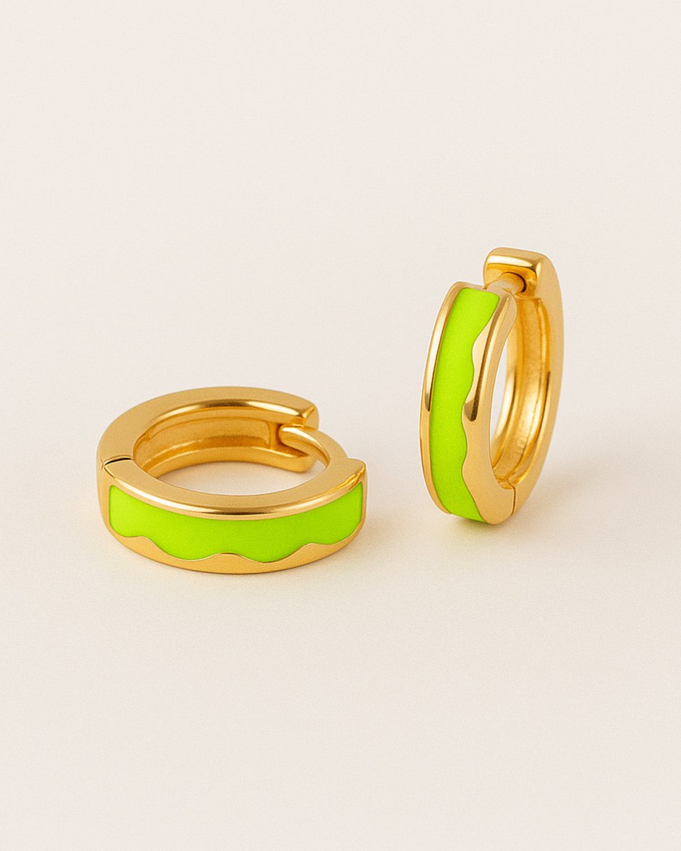 Brinco Amsterdam Ouro Neon - BRINCOS - DAANA