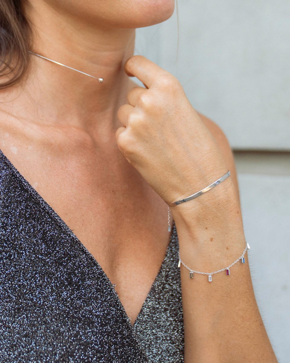 Pulseira Sahara Prata - PULSEIRAS - DAANA