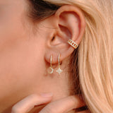 Brinco Lua e Estrela Prata - BRINCOS - DAANA