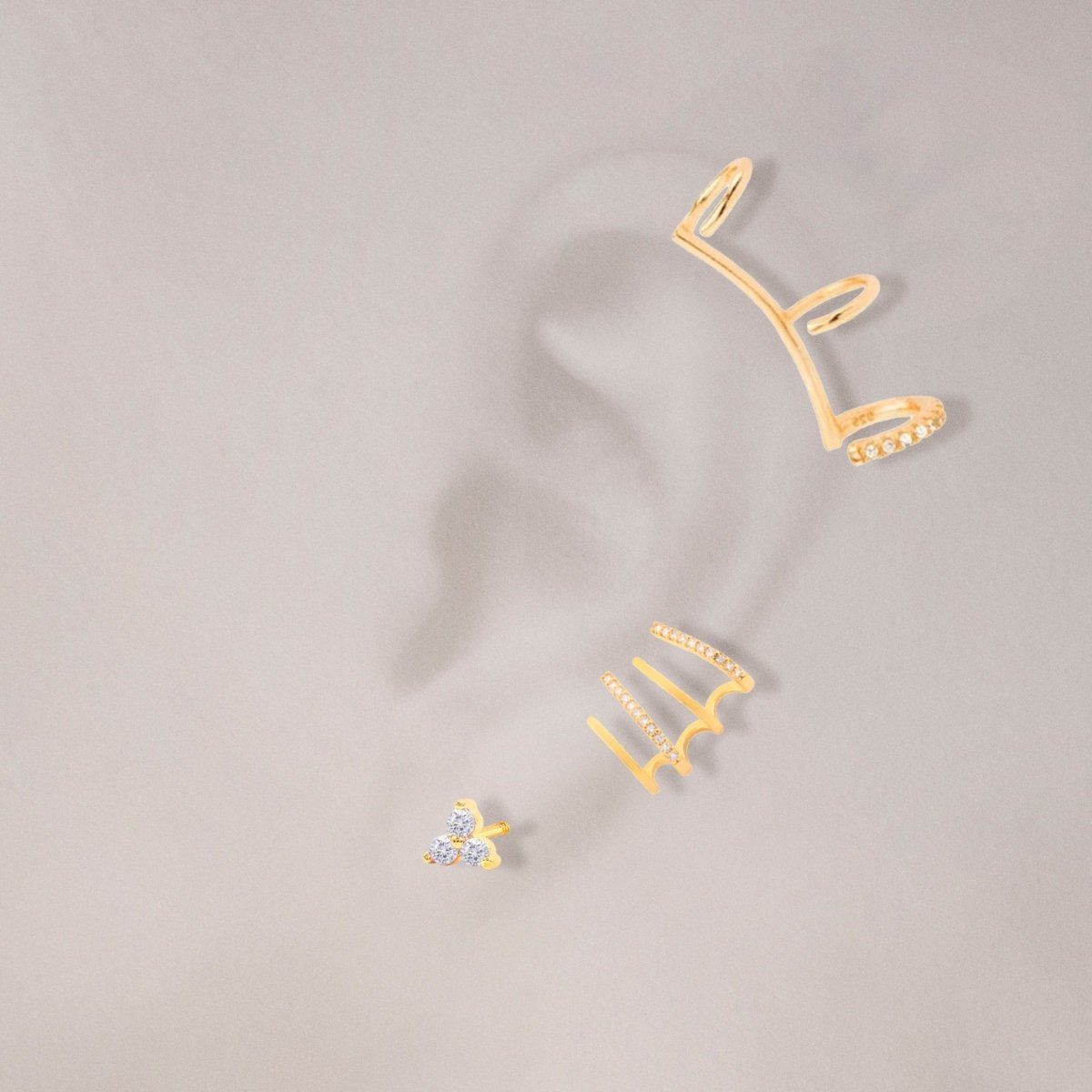 Ear Cuff Mykonos Ouro - EAR CUFF - DAANA