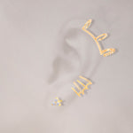 Ear Cuff Mykonos Ouro - EAR CUFF - DAANA